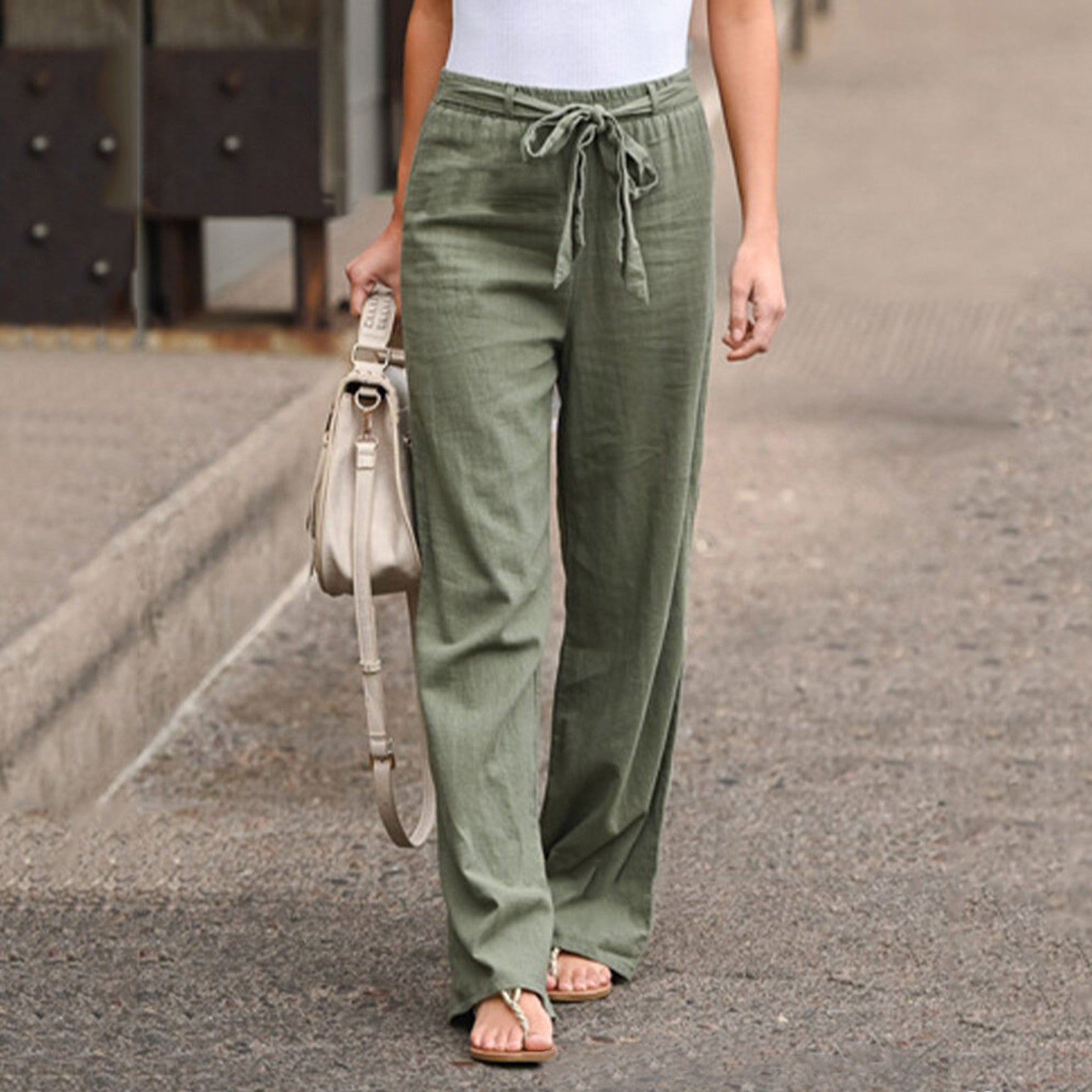Lightweight Linen Pants for Women