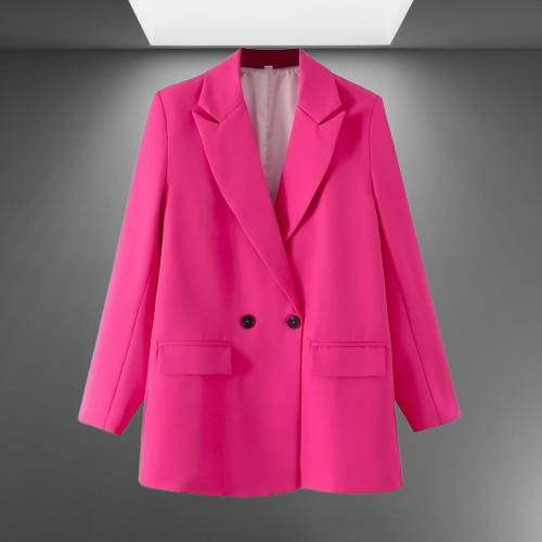 Timeless Double-Breasted Women's Blazer for Professional Wear