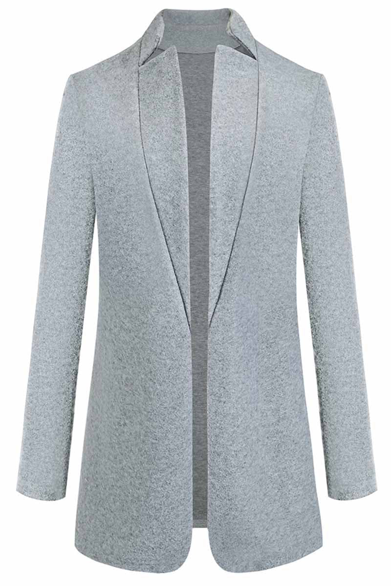 Chic Stand-Up Collar Jacket