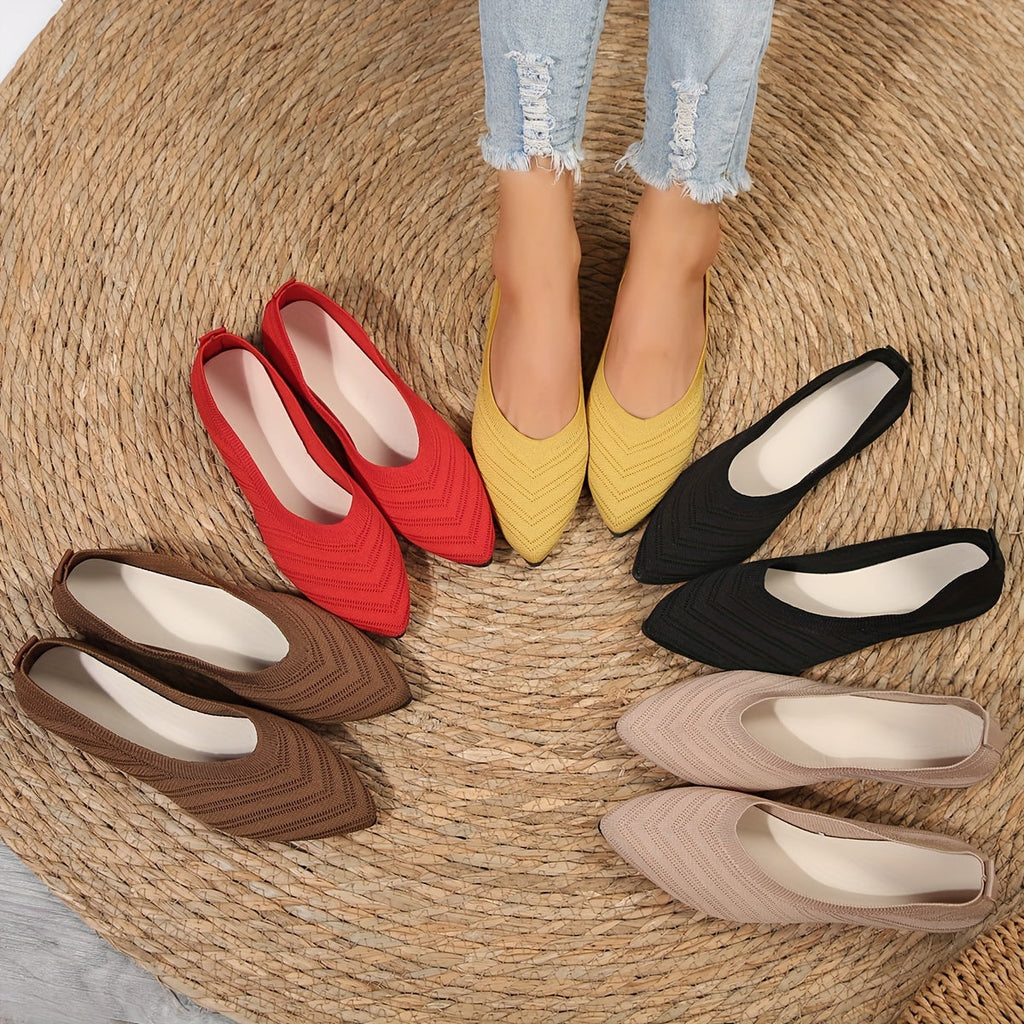 Cozy Women's Slip-On Ballet Flats