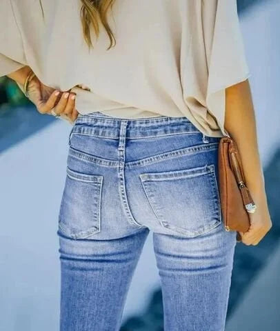 Flexible Women's Denim Jeans