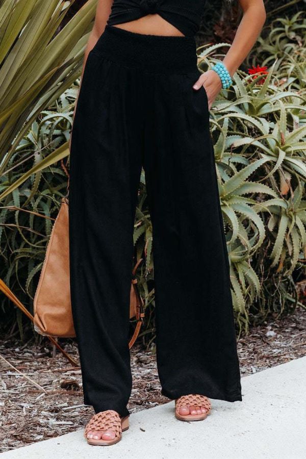 Chic Stretch Palazzo Pants for Women