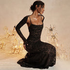 Ona - Luxurious Lace Maxi Dress for Unmatched Comfort