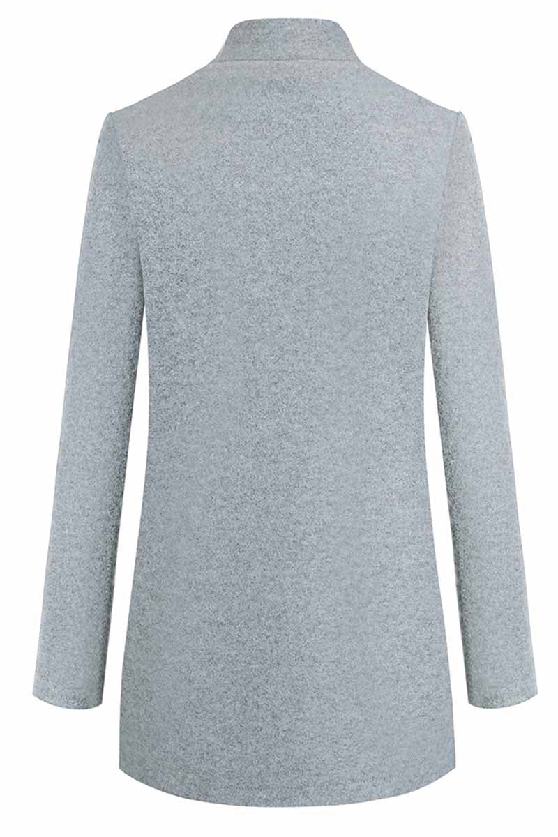 Chic Stand-Up Collar Jacket