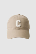 Embroidered Letter C Cap
