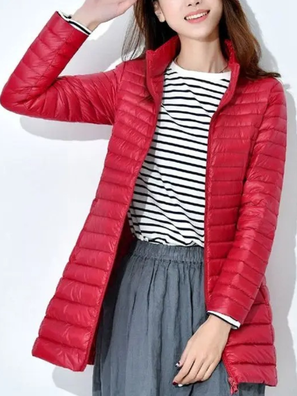 Tailored Lightweight Down Jacket for Women