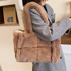 Dante Plush Handbag | Stylish Winter Essential for Women