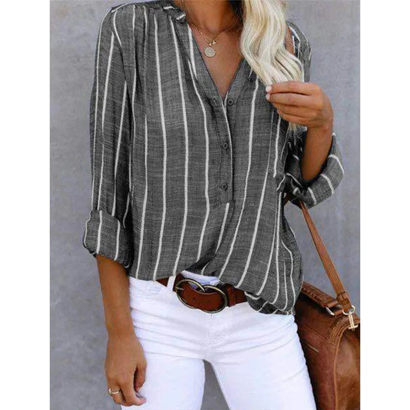 Chic Striped Blouse