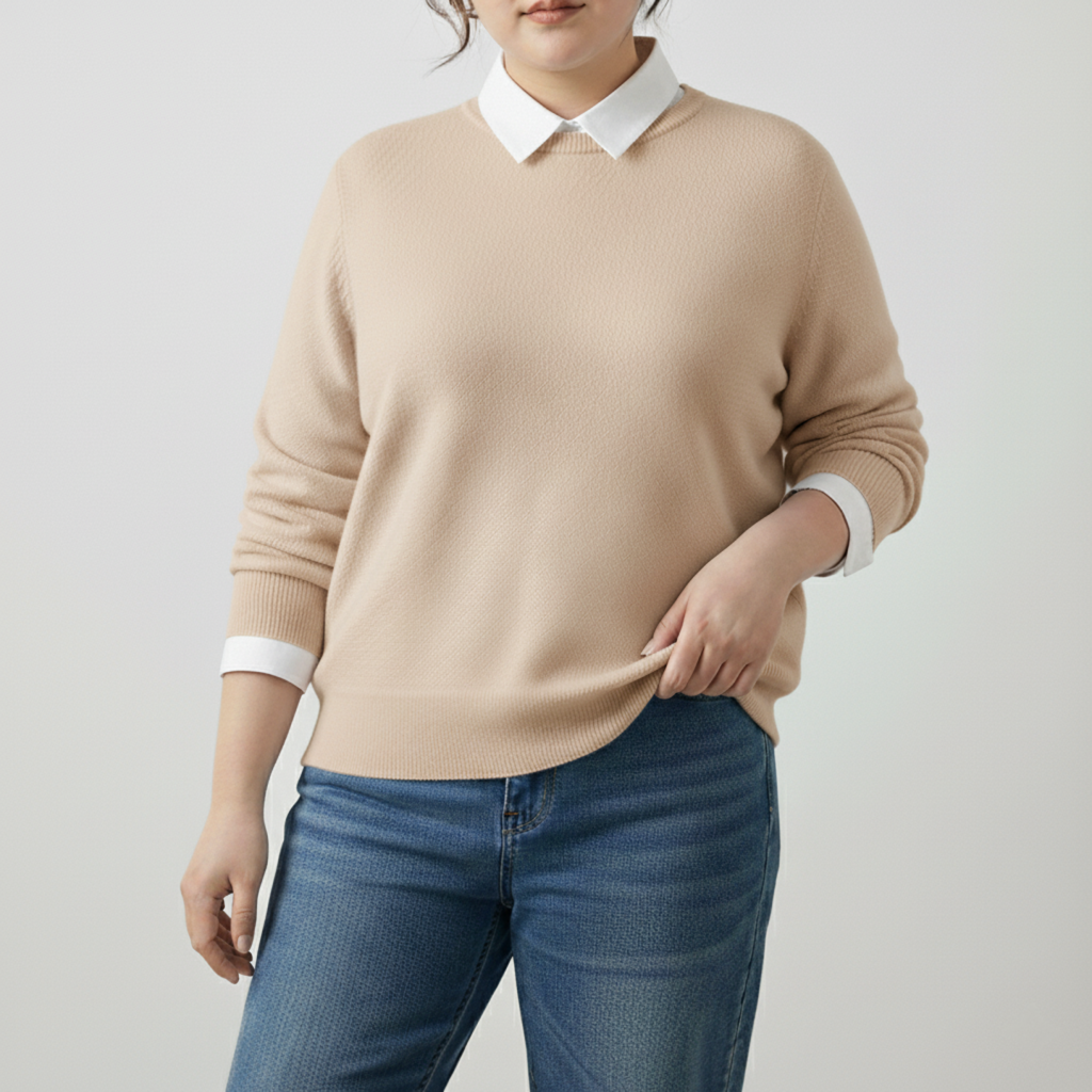 Elegant Classic Knit Sweater for Women | Plus Size Available