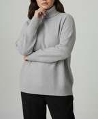 Vayna - Plus Size Women's Knit Turtleneck Sweater