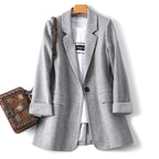 Casual Long Sleeve Blazer for Women