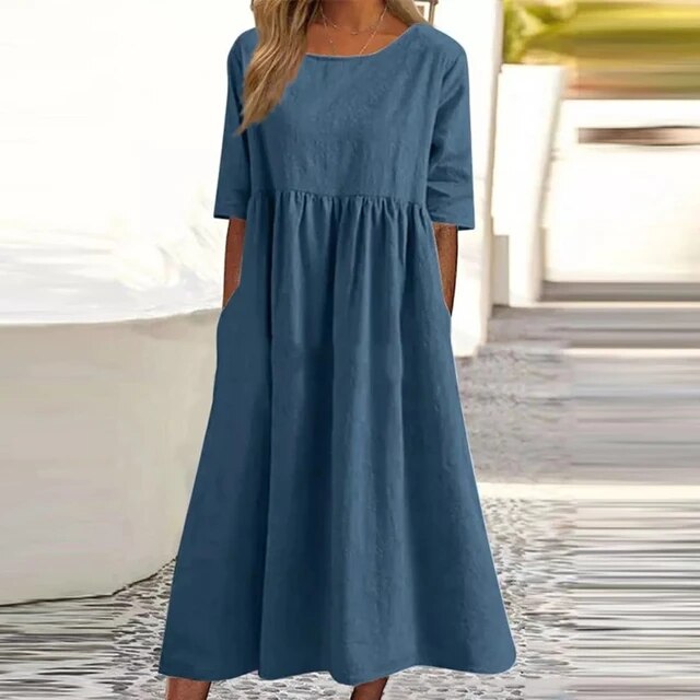 Odira - Chic Cotton Dress