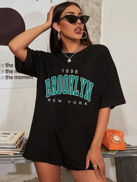 Brooklyn York Retro Oversized Tee