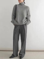 Chic Women's Knit Turtleneck Sweater