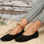 Cozy Women's Slip-On Ballet Flats