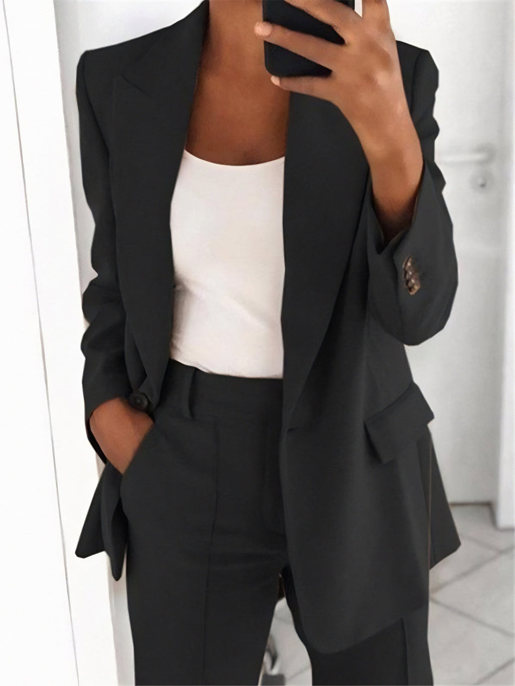 Women's Relaxed-Fit Suit