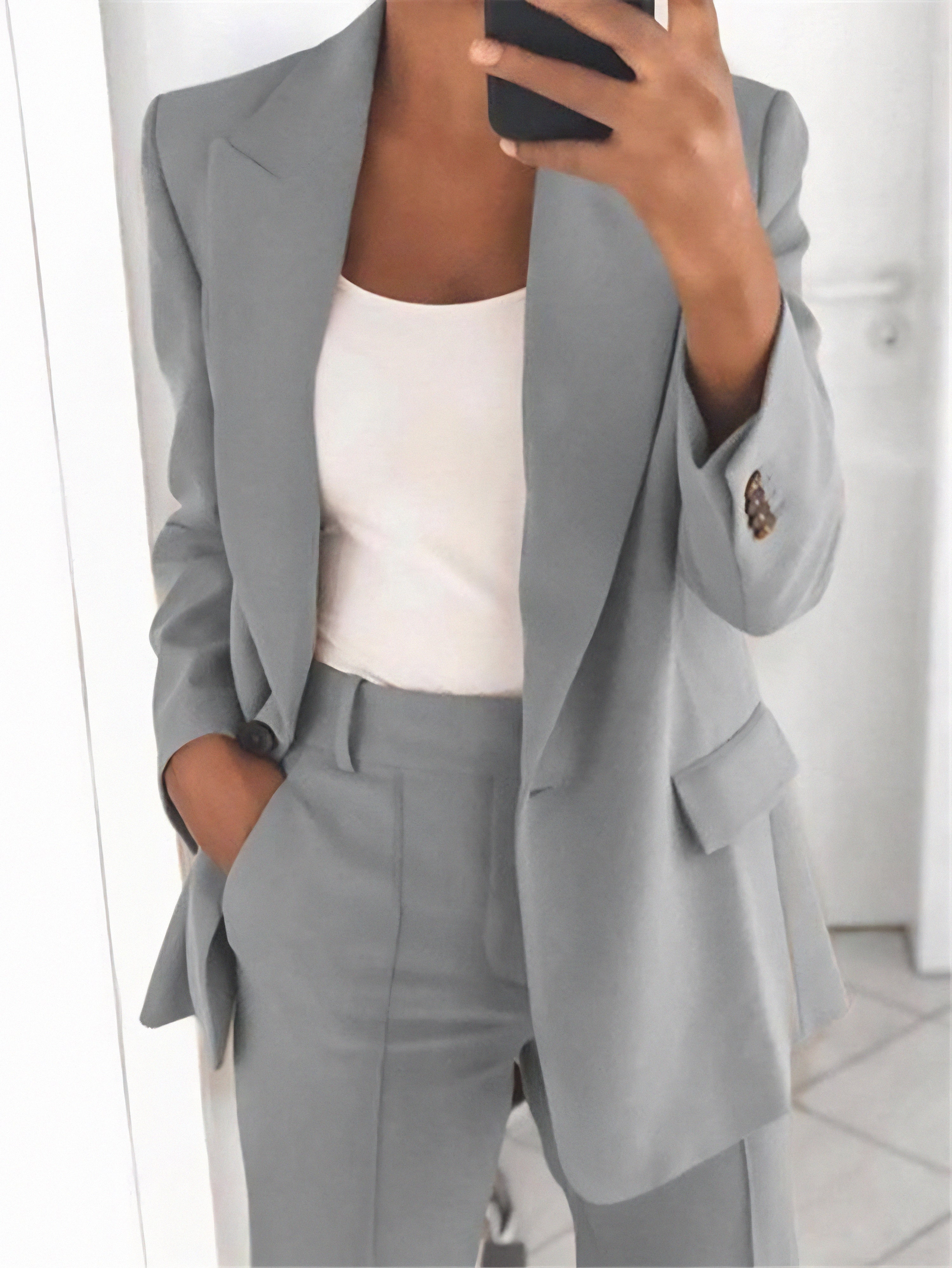 Women's Relaxed-Fit Suit