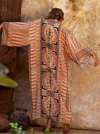 Plus Size Bohemian Kimono