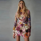 One-of-a-Kind Artisan Floral Dress