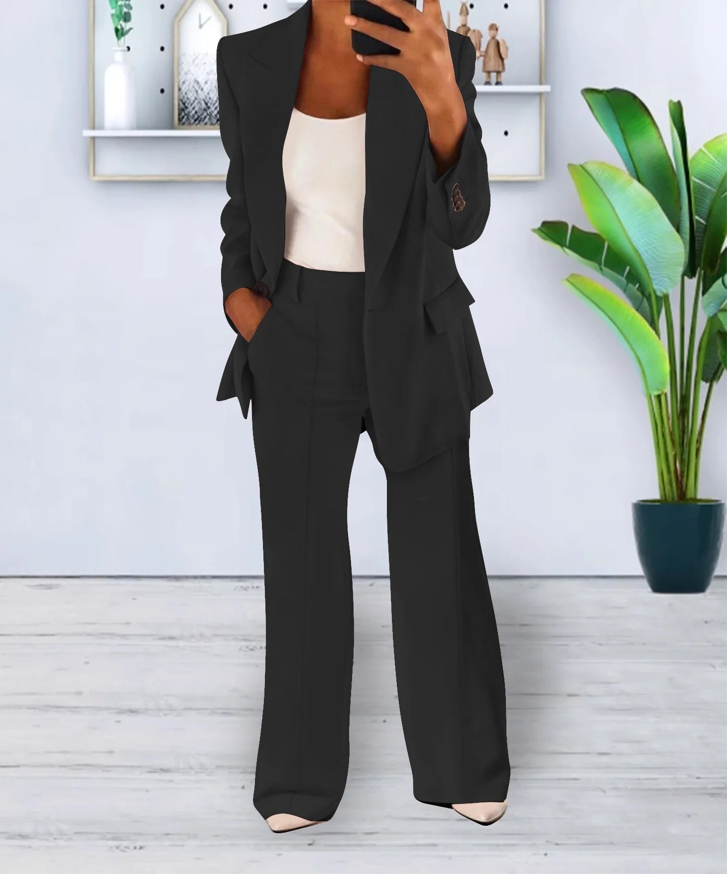 Women's Relaxed-Fit Suit